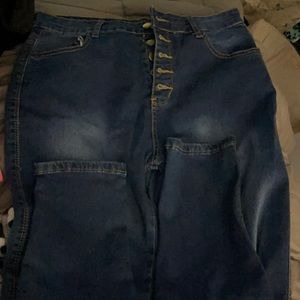 5 button jeans